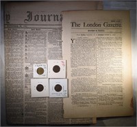 HISTORIC NEWPAPER LOT: