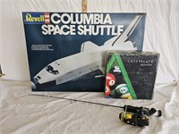 Revell Columbia Space Shuttle, Vintage Po Balls