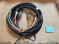 6 Foot 1/4 to 1/4 Patch Cable 8 Channel