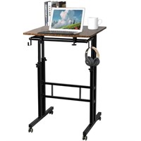 SIDUCAL Mobile Stand Up Desk, Adjustable Laptop