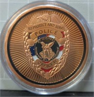 Police officer challenge coin