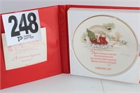 Christmas Keepsake Porcelain Plate (U236)