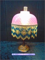 Antique Lamp & Shade