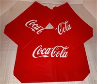 Three Coca-Cola Fabric Bag