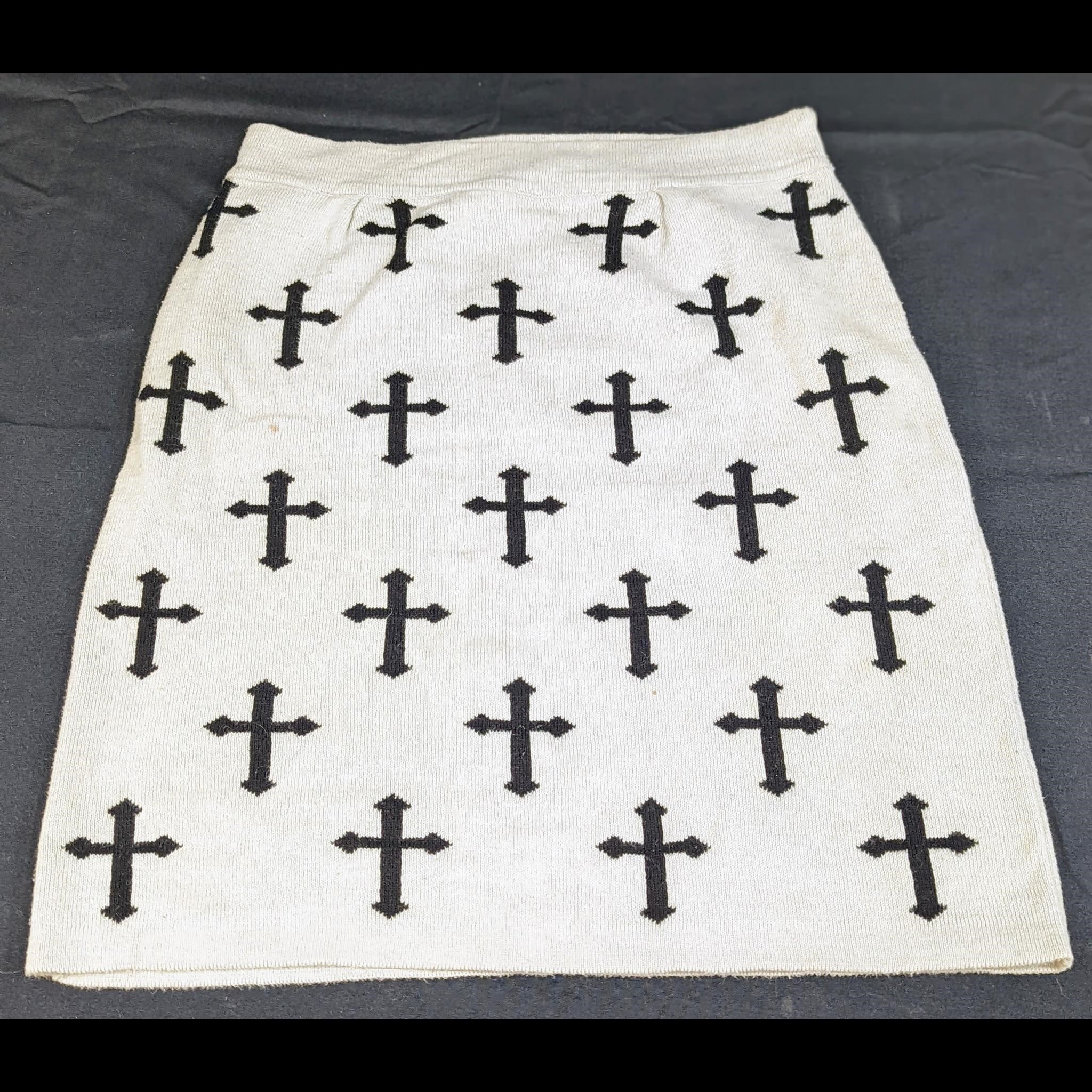 Dex Bodycon Skirt with Crosses