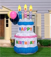 Gemmy Airblown Inflatable Birthday Cake