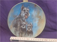 Schnauzers Collector Plate  Numbered Favorite Pets
