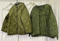 (RL) 2 U.S Army Liner Coats (bidding on one times
