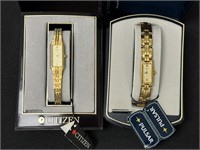 Citizen & Pulsar Ladies Gold Wrist Watches