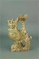 Chinese Tang Style Pottery Mythical Beast Vase