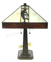 Arts & Crafts Style Kokopelli Table Lamp