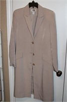 Tan trench coat