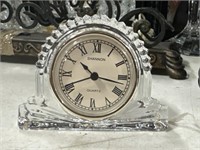 Shannon lead crystal clock