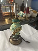 Gold inlayed lamp (no shade)