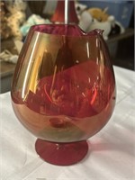 Cranberry glassware