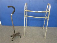 adjustable cane & folding walker