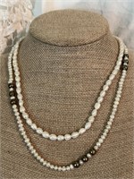 (2) Freshwater Pearl Necklaces