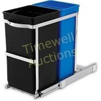 35L Dual Compartment Pull-Out Bin & Can