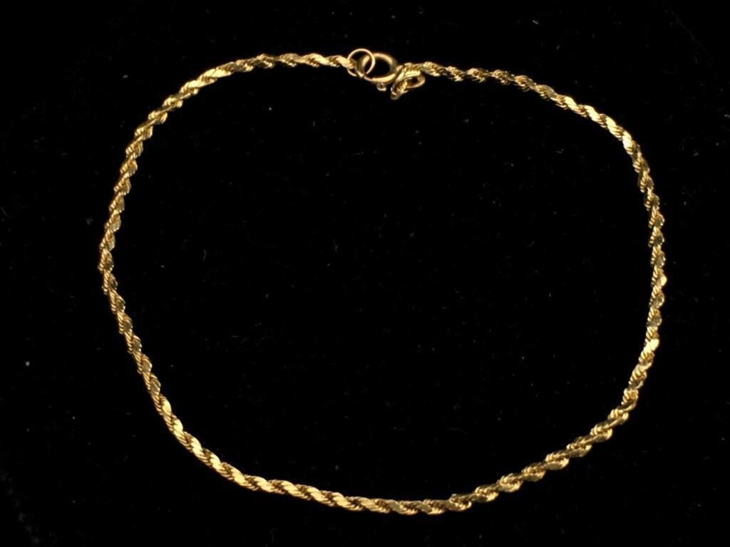 14k Gold 8 " Bracelet