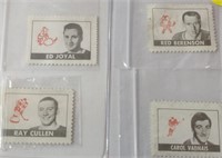 1969-70 OPC Hockey Stamps incl Ed Joyal, Ray