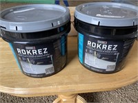 2 BUCKETS CONCRETE EPOXY