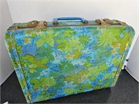 Vintage Mod Floral Suitcase - Small
