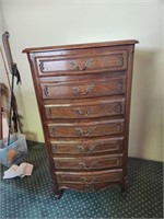 Dresser 7 drawer - 27"w 16d 55"h , solid wood