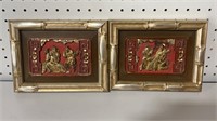 Pair of Oriental Wall Plaques