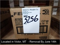CASE OF (1,000) ROUNDS OF FEDERAL AMERICAN EAGLE