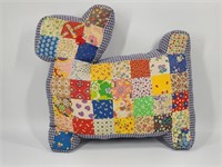 VINTAGE QUILTED DOG PILLOW