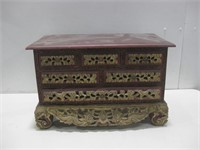 Antique Chinese Hand Carved Box See Info