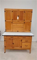 BAKERS CABINET- VINTAGE VERY NICE- PORCELAIN TOP-