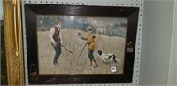 A.B. FROST--THE CONCILIOTOR W/ NICE FRAME 21X15