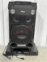 Pyle amplifier audio receiver, Pyle speaker fully