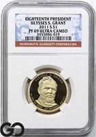 2011-S Ulysses S Grant Dollar, NGC PF69 Ultra CAM