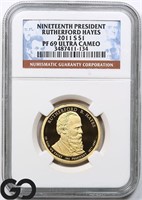 2011-S Rutherford Hayes Dollar, NGC PF69 Ultra CAM