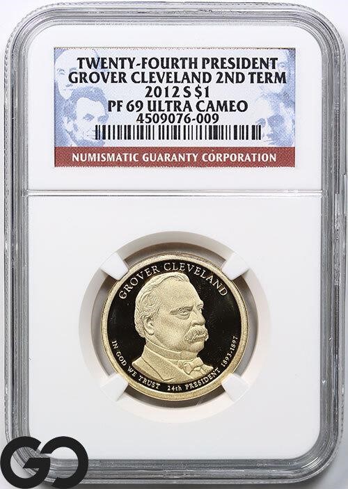 2012-S Grover Cleveland Dollar, NGC PF69 Ultra CAM