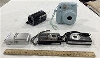 Camera lot w/JVC recorder, SVP & Olympus