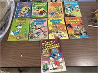 Nine Disney Comic Books, Mickey, Donald & Scrooge