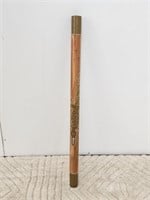 HAND CARVED & HAND PAINTED DIDGERIDOO - 39" LONG