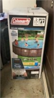 18ft Coleman above ground pool new, deluxe series
