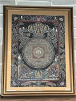 Framed Art Print 23” x 30” TIBETAN BUDIST PRINT
