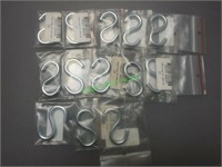 13 New/Unused S Hooks 1/4"