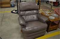 Leather lazy boy recliner
