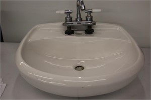White Porcelain Sink used
