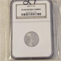 2007 S PF Ultra Cameo Nickel NGC