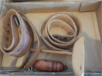 Hand tooled leather belts, and more KITCHEN