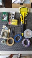Miscellaneous tape and parts and tools