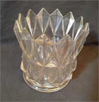Pressed Glass Ice Bucker Jewel Pattern
