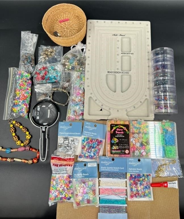 Beading Kit - Beads, Tools. Supplies, Board+